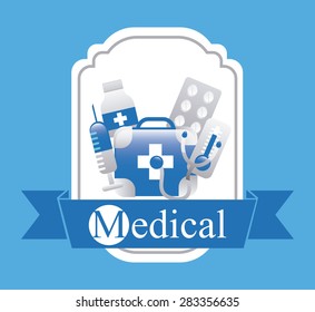 medical care design, vector illustration eps10 graphic 