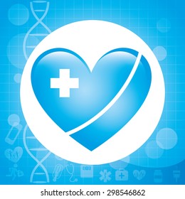 medical care design, vector illustration eps10 graphic 