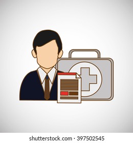 Medical care design, Vector illustration