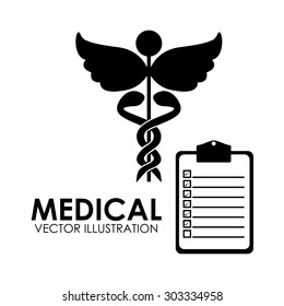 Medical care digital design, vector illustration eps 10