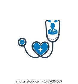 Medical care icon. Flat style vector EPS.