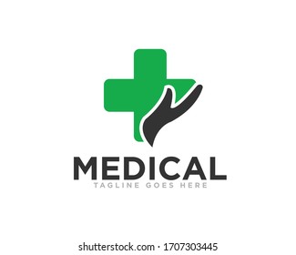 Vector de diseño del logotipo de atención médica
