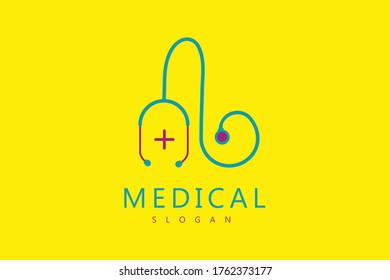 Medical Care Logo Design Vector