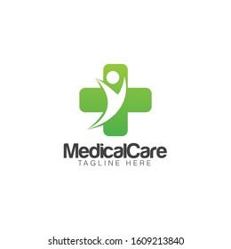 Medical Care Logo and Icon Vector Template