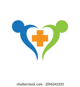 Medical care logo images illustration design