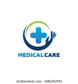 Medical Care Logo Template Design Vector, Emblem, Design Concept, Creative Symbol, Icon