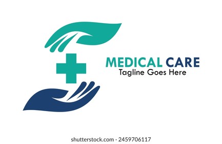 Medical care logo template illustration