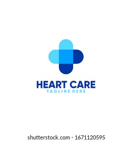 medical care logo vector design