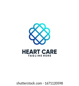 medical care logo vector design