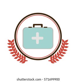 Medical care symbol icon vector illustration graphic design