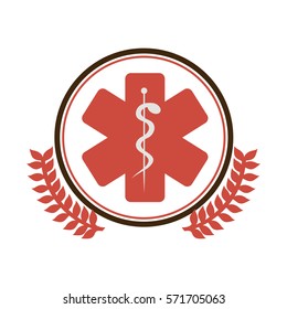 Medical care symbol icon vector illustration graphic design
