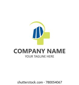 Medical care vector logotype emblem isolated illustration