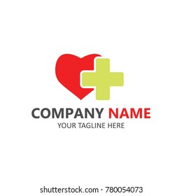 Medical care vector logotype emblem isolated illustration