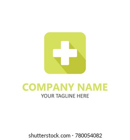 Medical care vector logotype emblem isolated illustration