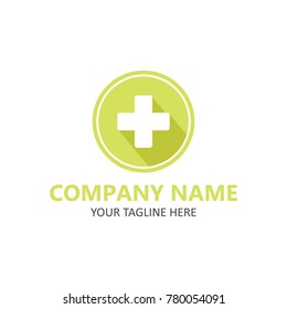 Medical care vector logotype emblem isolated illustration