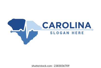 Medical in carolina logo design template	
