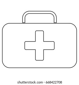 Medical case icon .