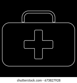 Medical case icon .