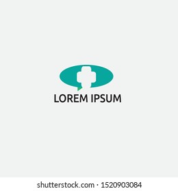 Medical center logo design vector 