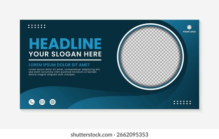 Medical Center Template Design Vector Premium Template, modern abstract vector web banner template for business, flyer or cover design