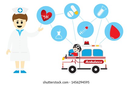 Medical character concepts and characters, vector images suitable for wallpapers, banners, backgrounds, cards, books, illustrations, landing pages, web and other creative ideas.