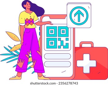 Medical Characters Anti-epidemic Flat Vector Concept Operation Hand Drawn Illustration