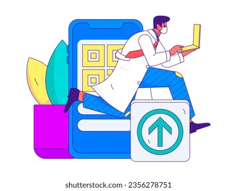 Medical Characters Anti-epidemic Flat Vector Concept Operation Hand Drawn Illustration