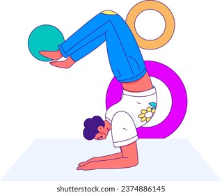 Medical characters fighting the epidemic flat vector concept operation hand drawn illustration
