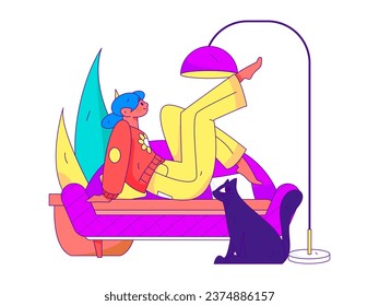 Medical characters fighting the epidemic flat vector concept operation hand drawn illustration
