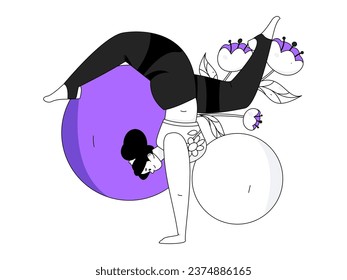 Medical characters fighting the epidemic flat vector concept operation hand drawn illustration

