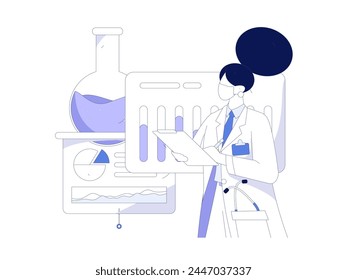 Medical characters fighting the epidemic flat vector concept operation hand drawn illustration
