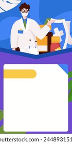 Medical characters fighting the epidemic flat vector concept operation hand drawn illustration
