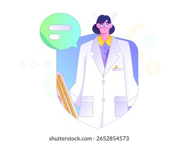Caracteres médicos combatendo o vetor plano epidêmico conceito operação desenhado à mão ilustração
