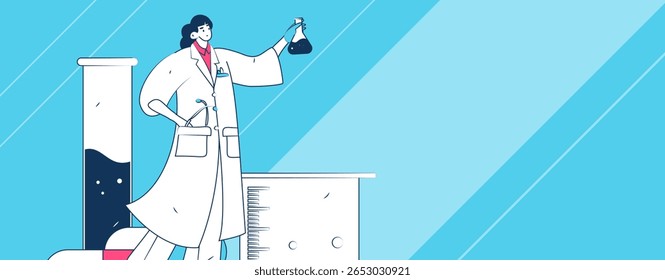 Caracteres médicos combatendo o vetor plano epidêmico conceito operação desenhado à mão ilustração
