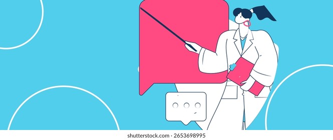 Caracteres médicos combatendo o vetor plano epidêmico conceito operação desenhado à mão ilustração
