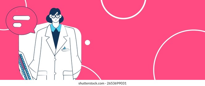Caracteres médicos combatendo o vetor plano epidêmico conceito operação desenhado à mão ilustração
