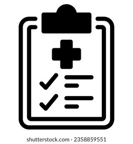 Medical Chart Icon illustration, for web, app, infographic, etc