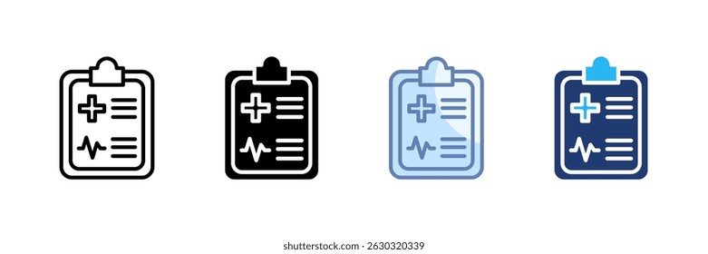 Conjunto de Ícones de Gráficos Médicos - Coleção de Vários Estilos