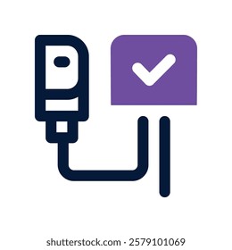 medical check up icon. vector dual tone icon for your website, mobile, presentation, and logo design.