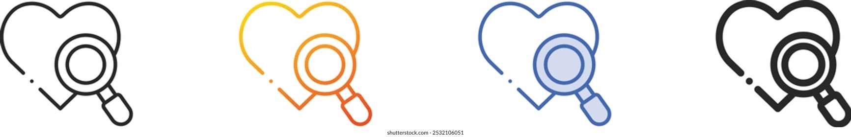 medical check icon.Thin Linear, Gradient, Blue Stroke and bold Style Design Isolated On White Background