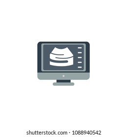 Medical check, intestines, stomach and other organs, vector illustration.