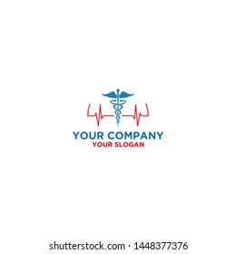 Medical Check Up Logo Design Vector