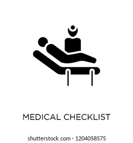 medical Checklist icon. medical Checklist symbol design from Health and medical collection. Simple element vector illustration on white background.