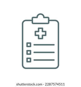 Medical checkup icon vector design templates isolated on white background