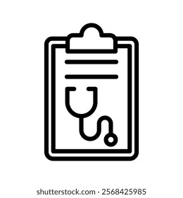 Medical Checkup line icon , vector, pixel perfect, illustrator file