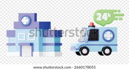 Medical Checkup Theme 3D Icons Pack – Professional Healthcare Icons for Digital Projects