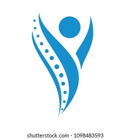 Medical Chiropractic and spine logo vector