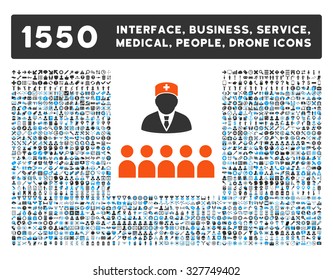 Medical Class and other web interface, business tools, people poses, medical service vector icons. Style is flat symbols, bicolored, rounded angles, white background.