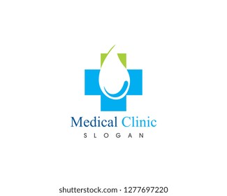 Medical clinic logo and design vector health