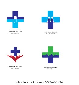 Medical clinic logo and design vector health - Vector
